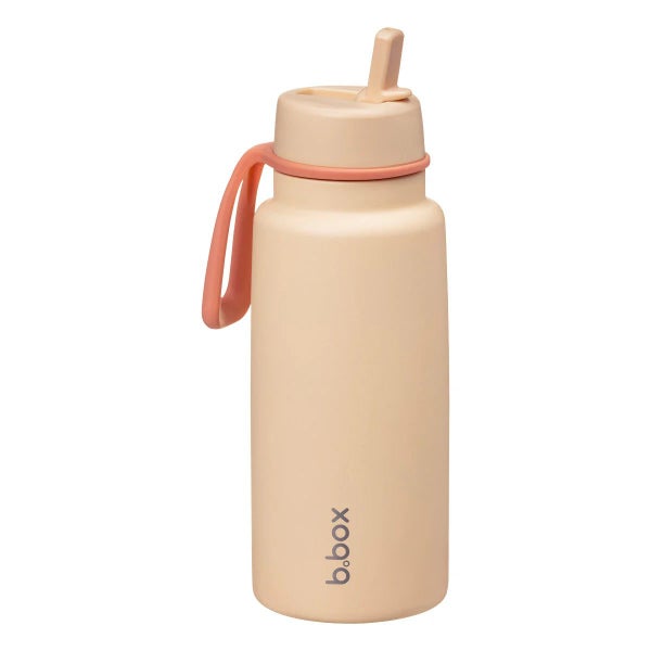 b.box Insulated Flip Top 1 Litre Bottle - Melon Carousel 2