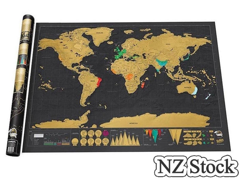 NEW Scratch Travel World Map - NEW Carousel 2