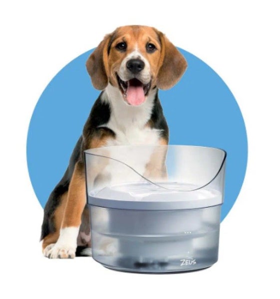 ZEUS FRESH & CLEAR DRINKING FOUNTAIN WITH SPLASHGUARD 1.5 LITRE Carousel 1