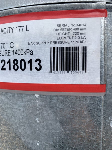 RHEEM MP 180 LTRS 2013 to 2015 Carousel 2
