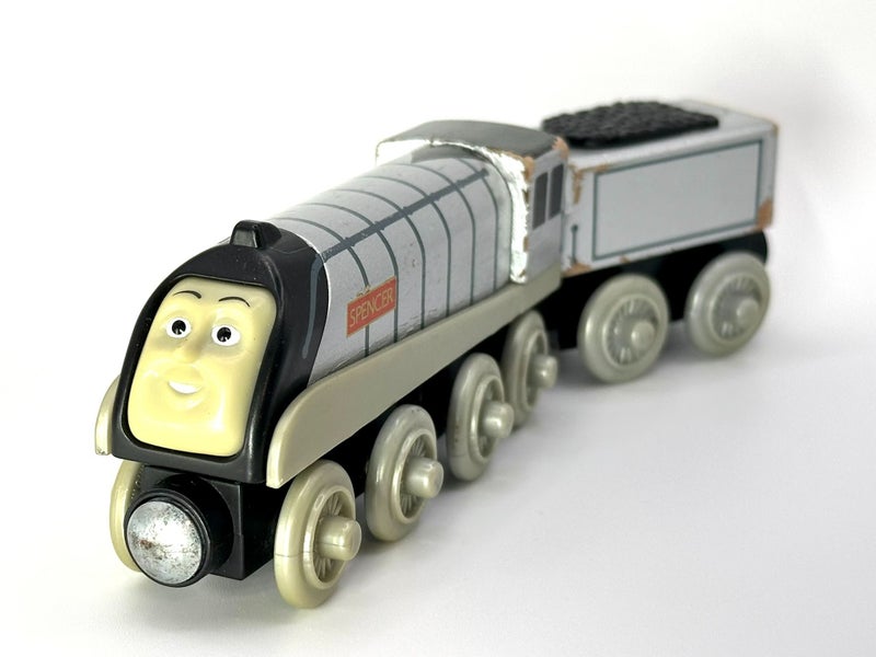Spencer & Spencer's Tender - Tomy Learning Curve - Thomas Wooden Railway Carousel 2