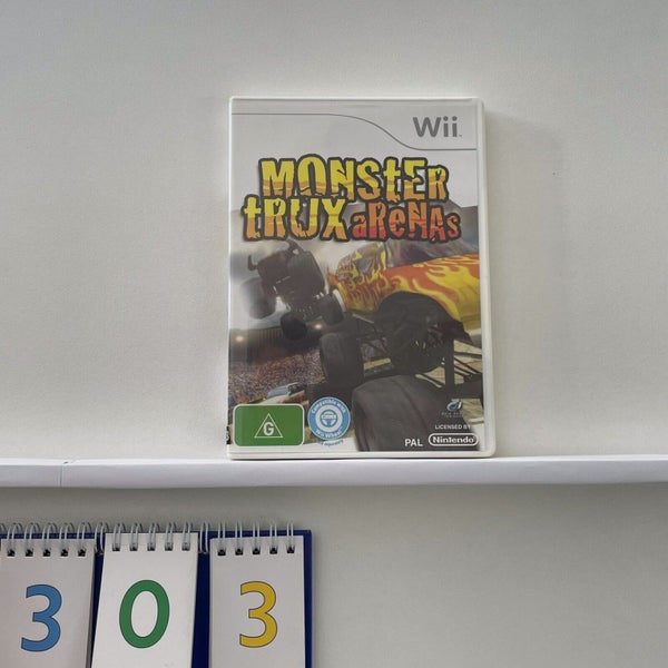 Monster Trux Arenas Nintendo Wii Game + Manual PAL Carousel 1
