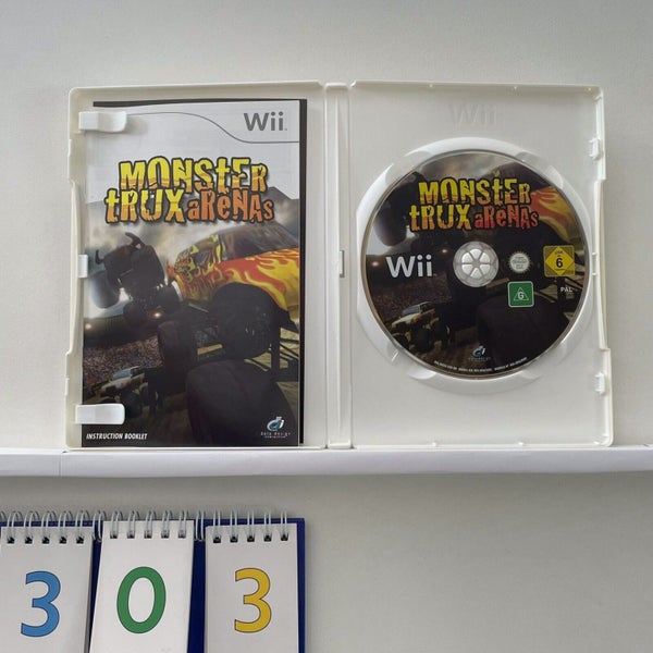 Monster Trux Arenas Nintendo Wii Game + Manual PAL Carousel 2