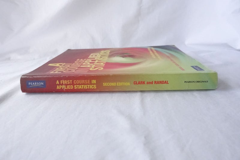 A First Course in Applied Statistics Second Edition (SKU BK39) Carousel 2
