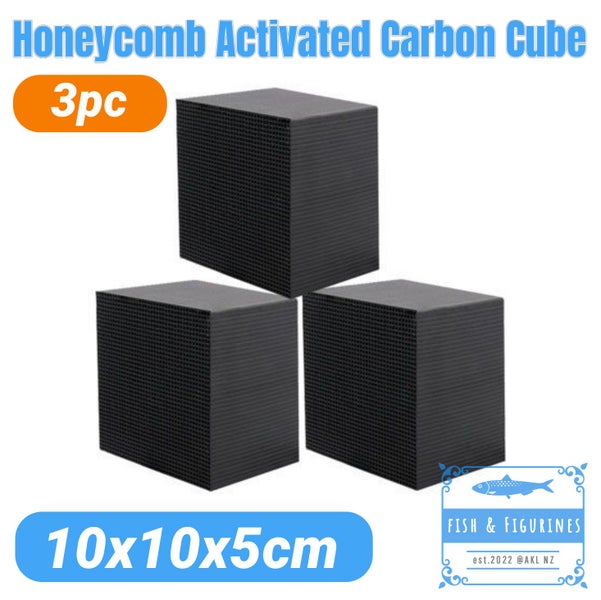 6pcs 10x10x5cm Honeycomb Activated Carbon Cube Fish Tank Filter - Purify water Carousel 1