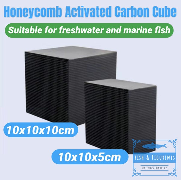 4pcs 10x10x5cm Honeycomb Activated Carbon Cube Fish Tank Filter - Purify water Carousel 2