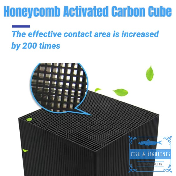 4pcs 10x10x5cm Honeycomb Activated Carbon Cube Fish Tank Filter - Purify water Carousel 7