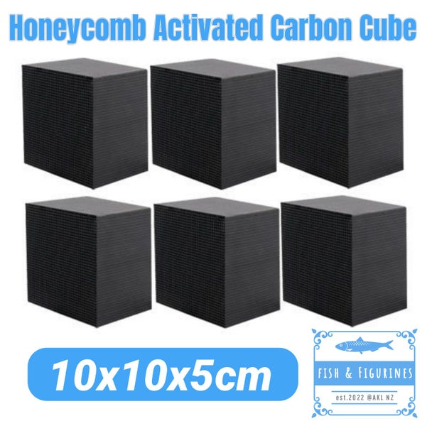 6pcs 10x10x5cm Honeycomb Activated Carbon Cube Fish Tank Filter - Purify water Carousel 9