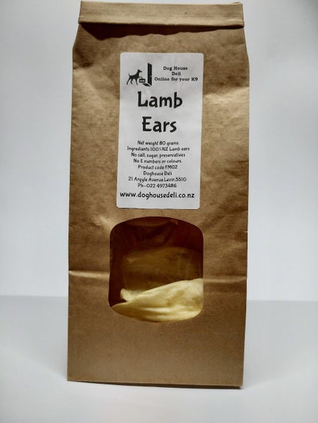 Dog Treats Dried Lamb Ears 80g Carousel 1