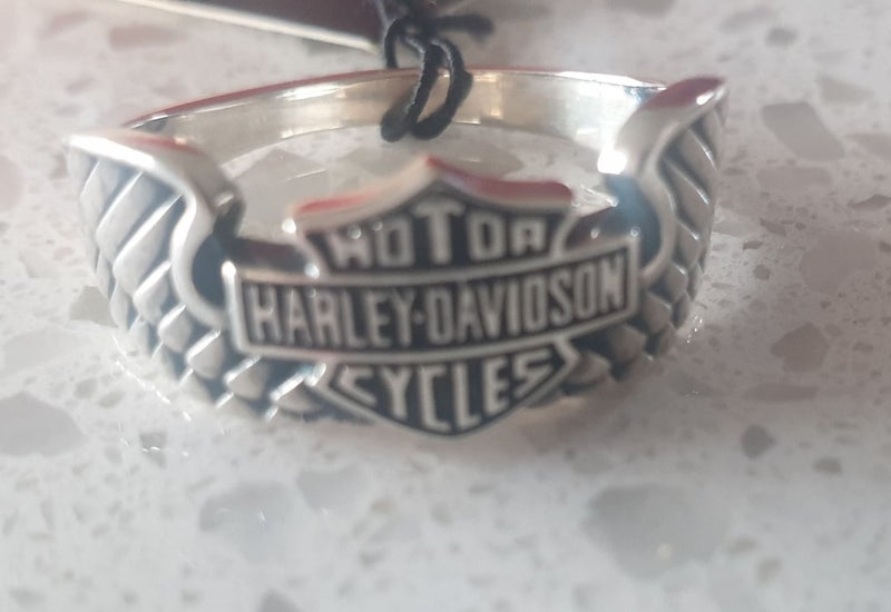 Sterling Silver Harley Davidson Ring62936669002113111