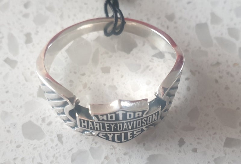 Sterling Silver Harley Davidson Ring62936669002113112