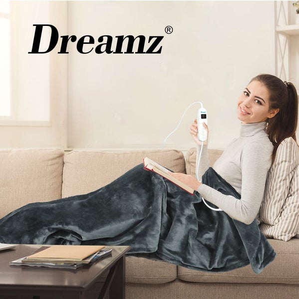 DreamZ Electric Throw Blanket Heated Timer Bedding Washable Warm Winter Snuggle Carousel 9