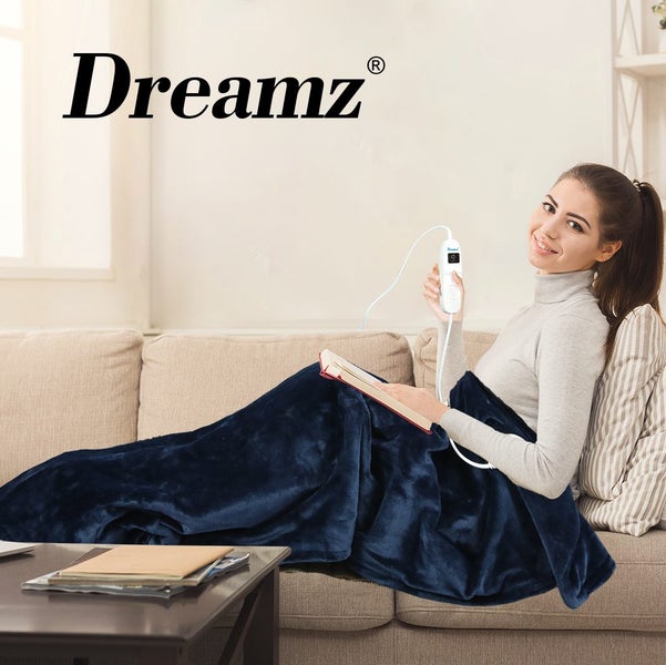 DreamZ Electric Throw Blanket Heated Timer Bedding Washable Warm Winter 160X130 Carousel 9