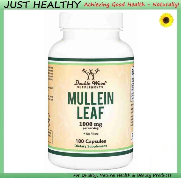 MULLEIN LEAF - HIGH STRENGTH - 5,000 mg per CAP - ATIOXIDANT - 180 VCAPS Carousel 1