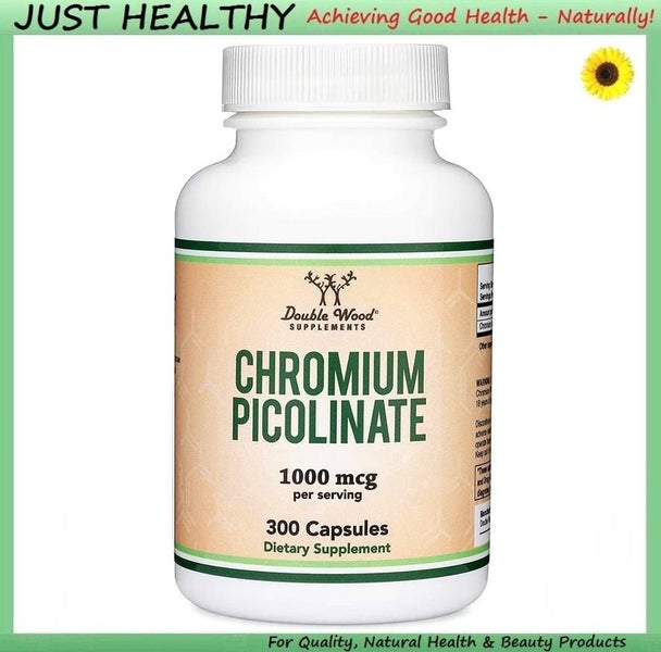 CHROMIUM PICOLINATE - 500 mcg per CAP - 300 VEGE CAPS Carousel 1