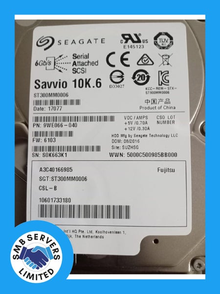 Seagate 300GB SFF SAS 10K 6Gb/s HDD ST300MM0006 Carousel 1