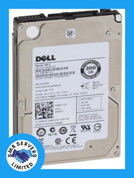 Dell 300GB SFF SAS 15K 6Gb/s HDD 0H8DVC Carousel 1