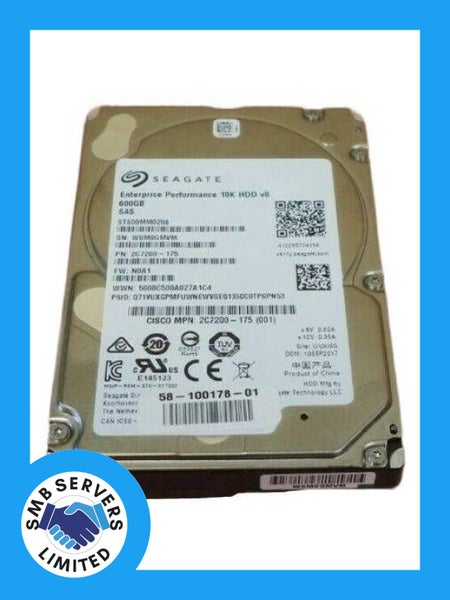 Cisco 600GB SFF SAS 10K 12Gb/s HDD 58-100178-01 Carousel 1