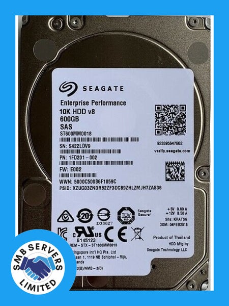Seagate 600GB SFF SAS 10K 12Gb/s HDD ST600MM0018 Carousel 1
