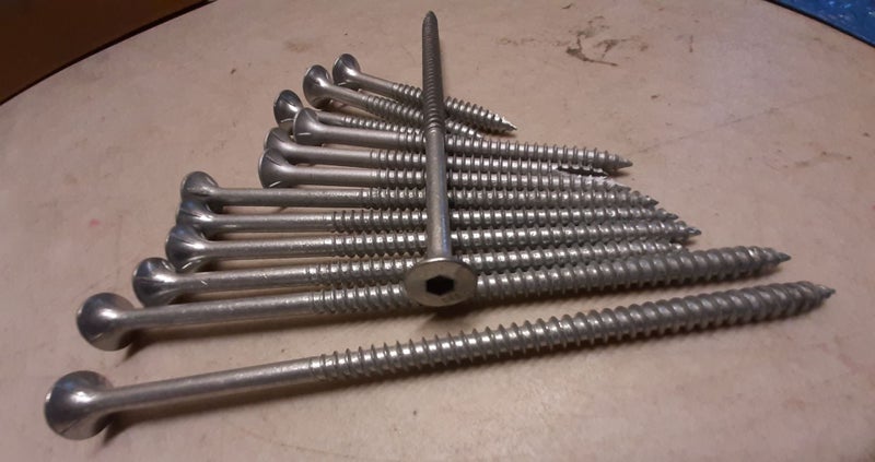 Bugle Batten Screws 14G x 125mm Galvanised 500 pack Carousel 2