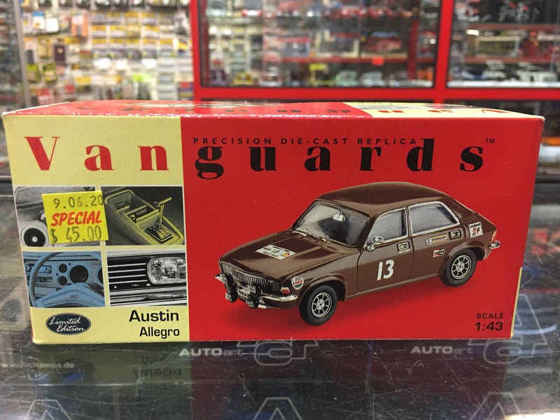 1/43 LLEDO AUSTIN ALLEGRO WORKS RALLY CAR #VA45002 Carousel 1