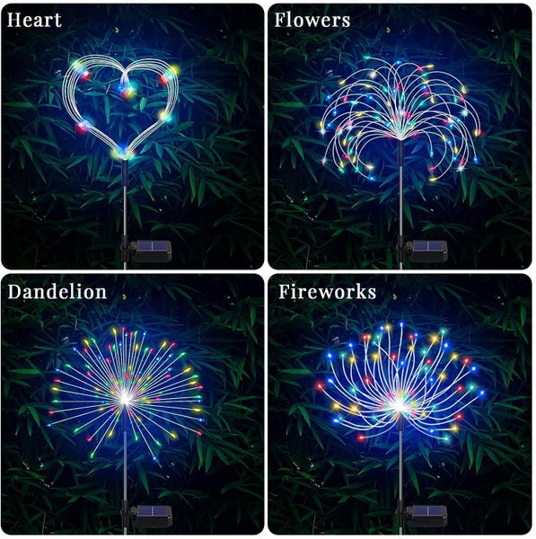 Garden Solar Light Outdoor Firework Lights Carousel 2