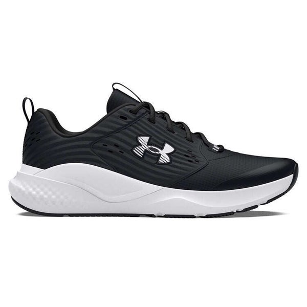 Under Armour Charged Commit 4 Mens Training Shoes - Black/White Carousel 2