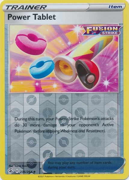 Fusion Strike - Power Tablet - 236/264 - Uncommon Reverse Holo Carousel 1