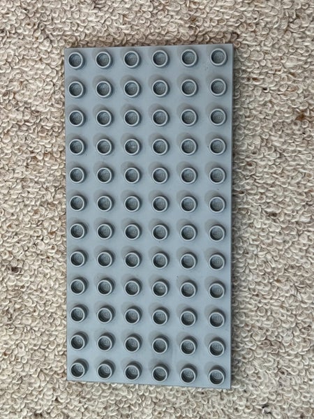 LEGO DUPLO® - 1 grey 6 x 12 stud Building Plate Carousel 1