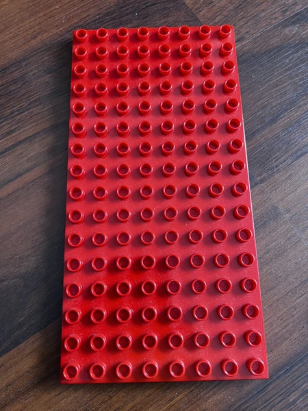 LEGO DUPLO® - 1 red 8 x 16 stud Building Plate Carousel 1