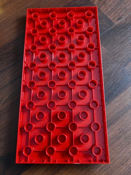 LEGO DUPLO® - 1 red 8 x 16 stud Building Plate Carousel 2