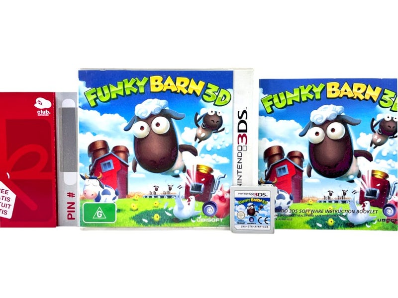 FUNKY BARN 3D (3DS) *MINT COIMPLETE* Carousel 1