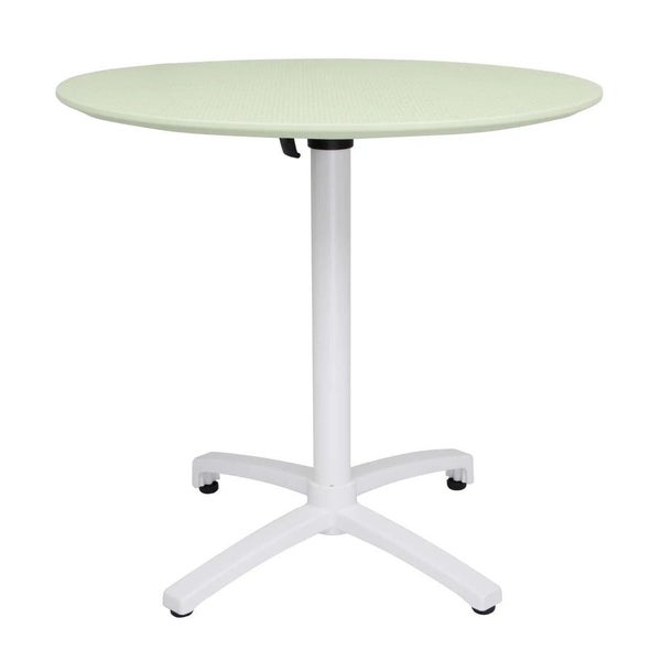 Bolero Folding PP Table 800mm - Mint Green FT623 Carousel 1