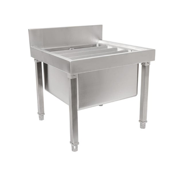 Vogue Stainless Steel Mop Sink Carousel 1