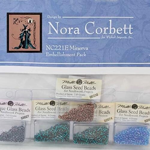 Mirabilia Cross Stitch Chart + Bead Pack - Minerva Carousel 2