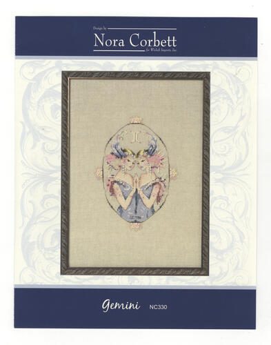 Mirabilia Cross Stitch Chart + Bead Pack - Gemini Carousel 2