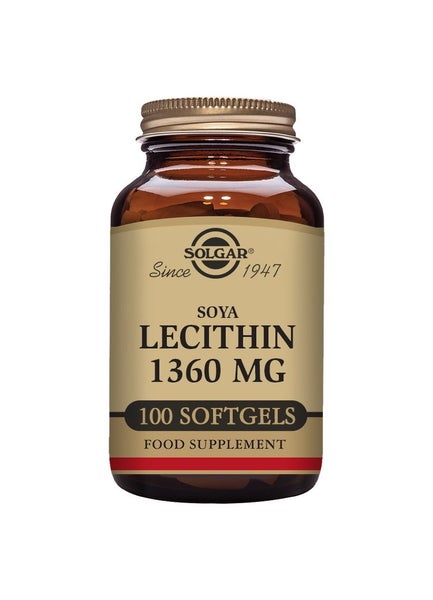 Solgar LECITHIN 1360 mg 100 softgels Carousel 1