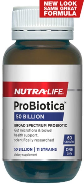 Nutralife Probiotica 50 Billion High Strength Caps 60's Carousel 1