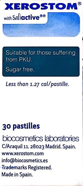Xerostom With Saliactive Pastilles For Dry Mouth 30 pack Carousel 3