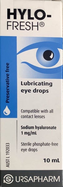 HYLO-Fresh Lubricating Eye drops 10ml Carousel 1