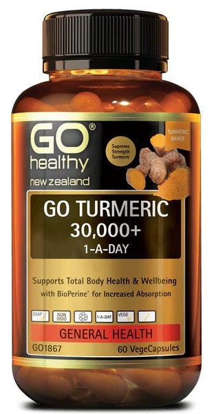 Go Healthy Go Turmeric 30000+ 1-A-Day Vege Caps Carousel 1