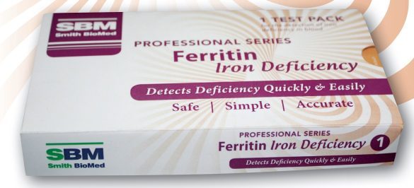 SBM Ferritin Rapid Test Cassette 1 test pack Carousel 1