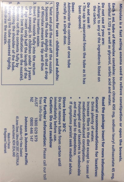 Microlax Enemas 12 of 5ml pack Carousel 2