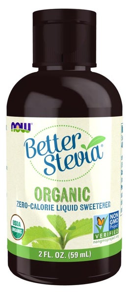now BetterStevia® Liquid, Organic 59 ml Carousel 1