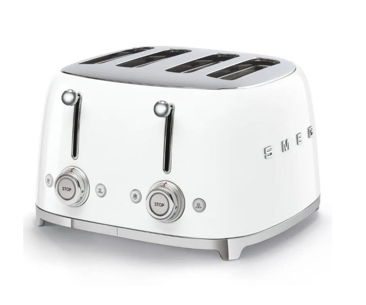 Smeg 4 Slice Toaster White Carousel 1