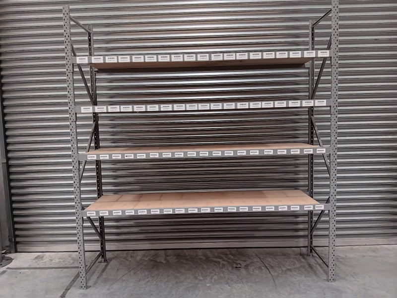 USED Shelving Unit 1800mm high x 445mm deep x 2400mm long - 4 shelves Carousel 1