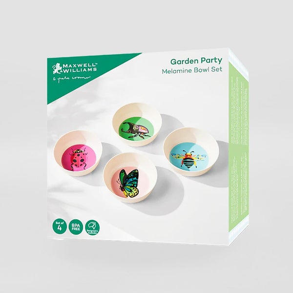 Garden Party - Melamine Bowls Set/4 Carousel 2