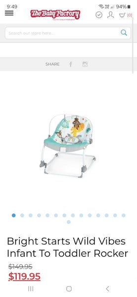 Bright Starts Jungle Rocker, New With Box Carousel 10