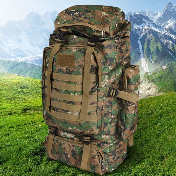 Goslash Picks 80l Military Tactical Backpack Rucksack Hiking Camping Outdoor ... Carousel 7