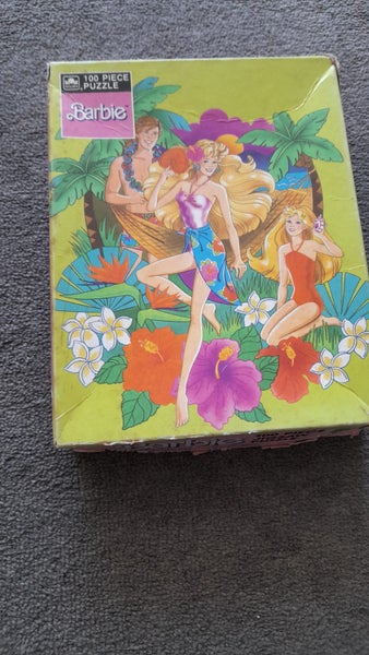 1989 Barbie Vintage 100 Piece Puzzle – Tropical Beach Carousel 3
